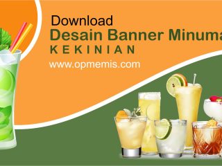 Download Desain Banner Minuman Kekinian